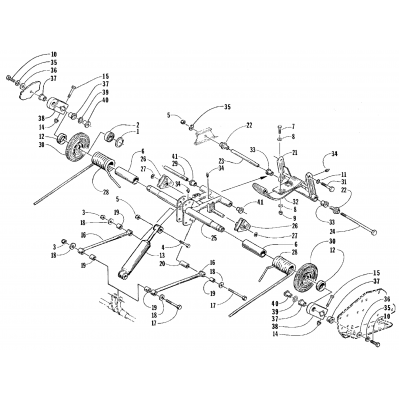 REAR SUSPENSION REAR ARM ASSEMBLY