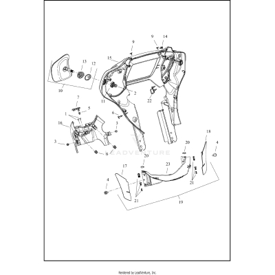 FAIRING, INNER - FLHX, FLHXU
