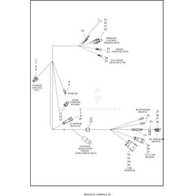 WIRE HARNESS, MAIN - FLTRXP (6 OF 9)