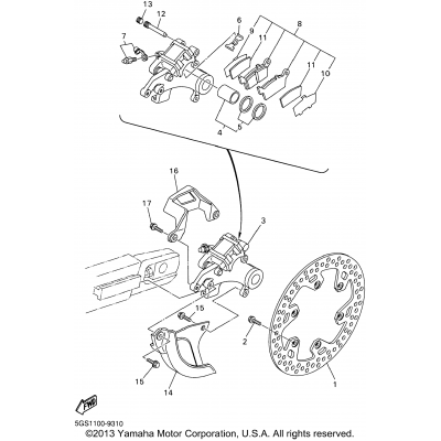 Rear Brake Caliper