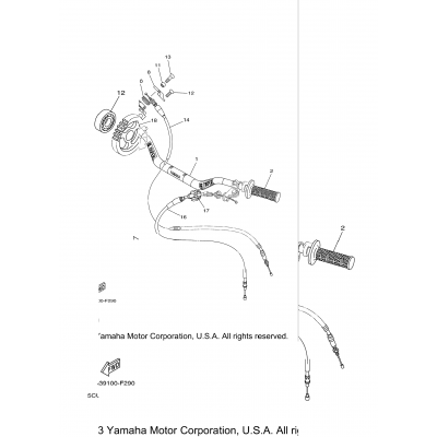 Steering Handle Cable