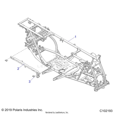 CHASSIS, MAIN FRAME - A25SYY95AH (C102193)