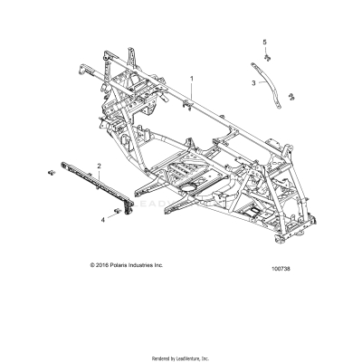 CHASSIS, MAIN FRAME - A19SXE95FR (100738)