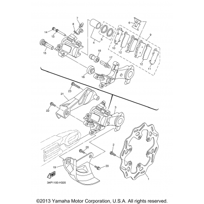 Rear Brake Caliper