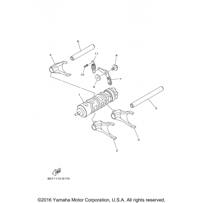 Shift Cam Fork