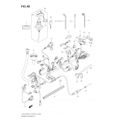 WIRING HARNESS (LT-A750XP L1 E33)