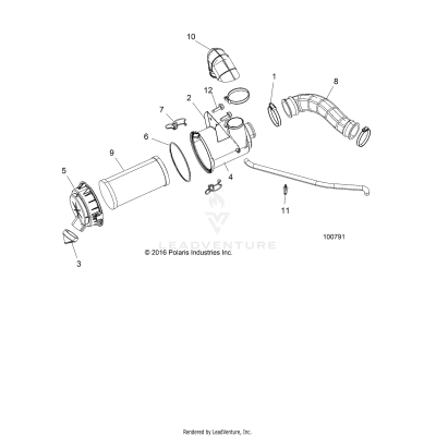 ENGINE, AIR INTAKE SYSTEM - A17HAA15N7 (100791)