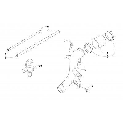 INTERCOOLER OUTLET ASSEMBLY