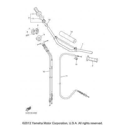 Steering Handle Cable