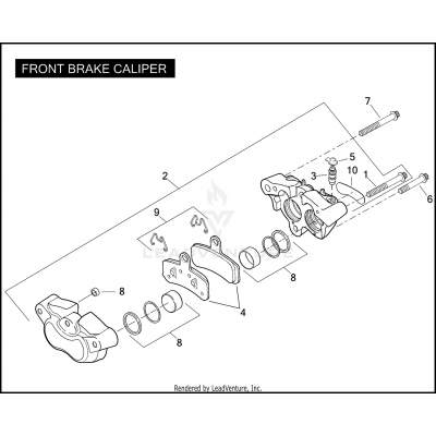 FRONT BRAKE CALIPER