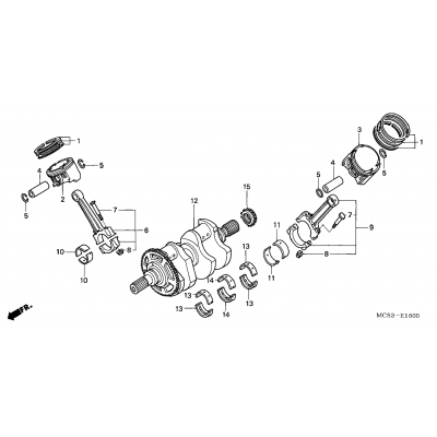 CRANKSHAFT / PISTON