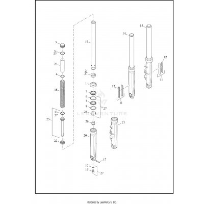 FORK, FRONT - FXBR