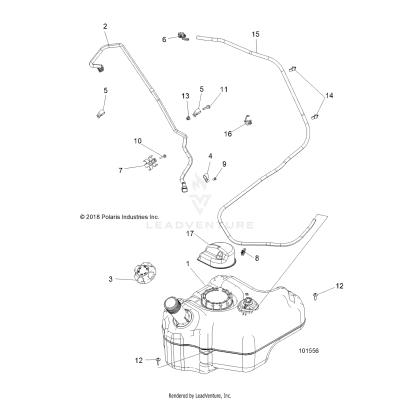 BODY, FUEL TANK - A19DAE57A4 (101556)