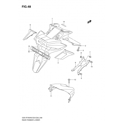 REAR FENDER LOWER