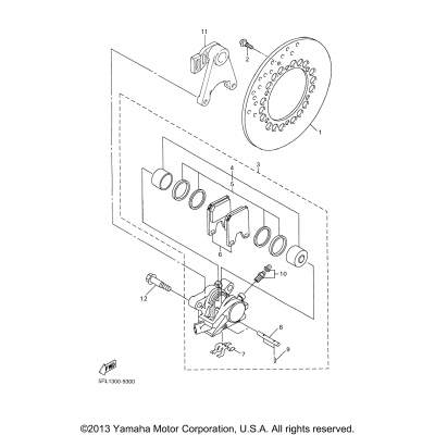 Rear Brake Caliper