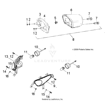 ELECTRICAL, HEADLIGHTand TAILLIGHT - A19YAK05B7/B6 (A00023)