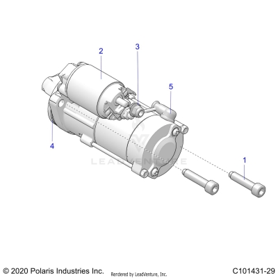 ENGINE, STARTING SYSTEM - A25SVE95PG (C101431-29)