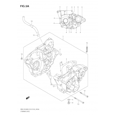 CRANKCASE (RM-Z450 L1)