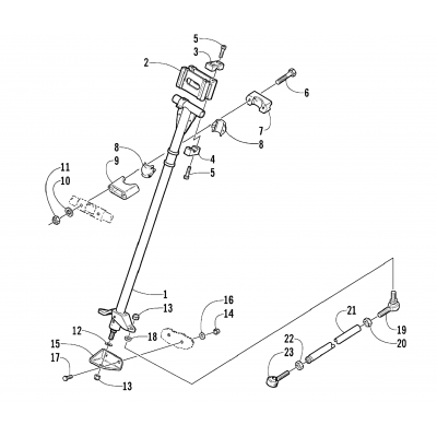 STEERING POST ASSEMBLY