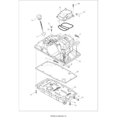 TRANSMISSION HOUSING, COVER AND OIL PAN