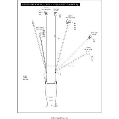 WIRING HARNESS, MAIN, ABS (FAIRING MODELS)
