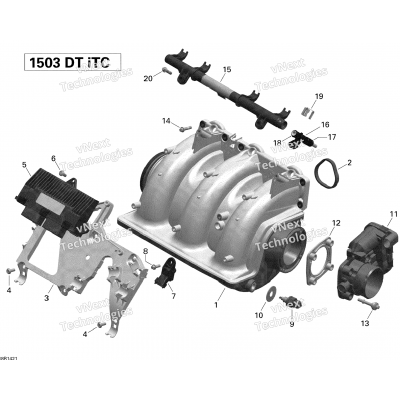 Air Intake Manifold And Throttle Body