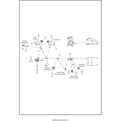 WIRING HARNESS, MAIN, NON-ABS - FLHT, FLHX (2 OF 8)