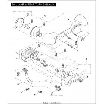 TAIL LAMP & REAR TURN SIGNALS