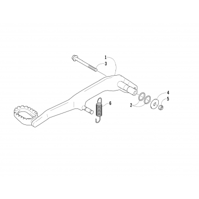 REAR BRAKE PEDAL ASSEMBLY