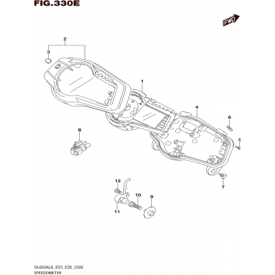 SPEEDOMETER (DL650XAL6 E33)