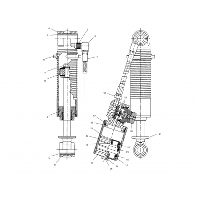 Ryde Fx Front Track Shock