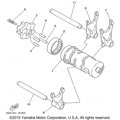 Shift Cam Fork