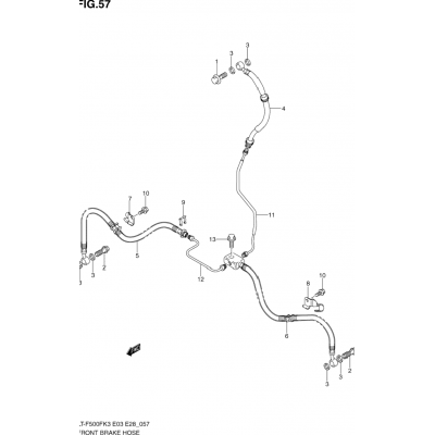FRONT BRAKE HOSE