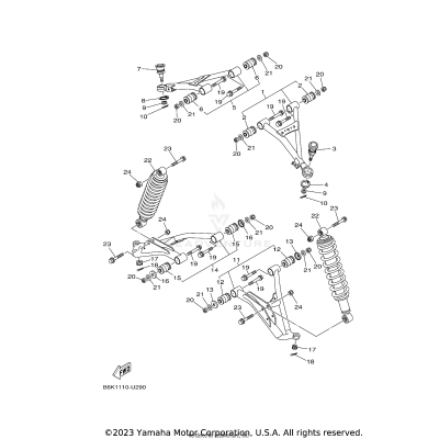 FRONT SUSPENSION WHEEL