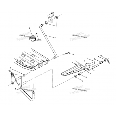 Foot Brake Assembly 4X6updated 4/89