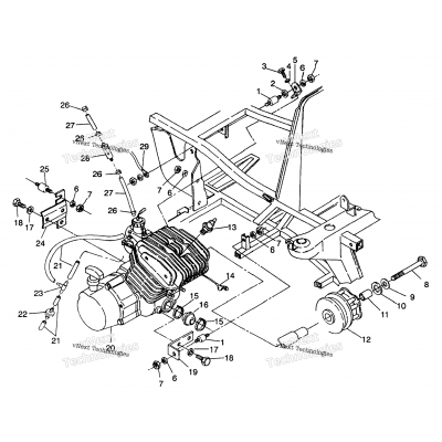 Engine Mounting 4X4 250