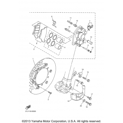 Front Brake Caliper