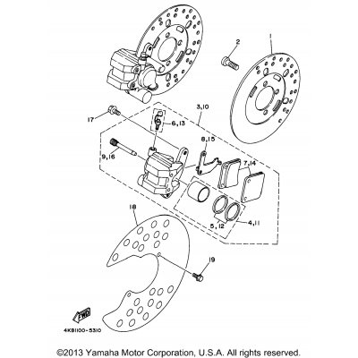 Front Brake Caliper