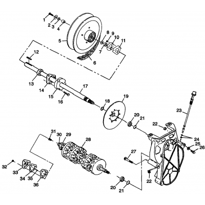 Drive Train 600 Xcr