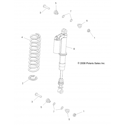 Suspension, Rear Shock Mounting R13ve76ai/Aw/7Eas/Eat