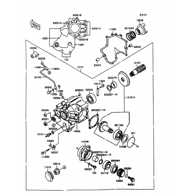 Front Bevel Gear(1/3)