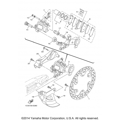 Rear Brake Caliper