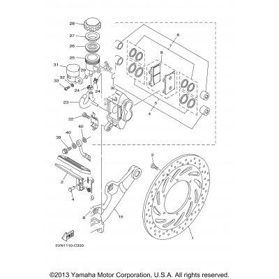 Rear Brake Caliper