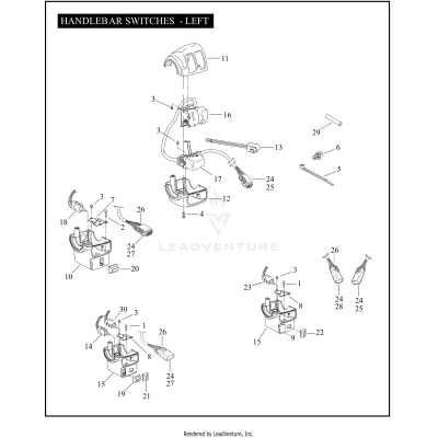 HANDLEBAR SWITCHES - LEFT