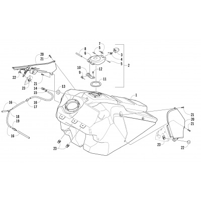 GAS TANK ASSEMBLY