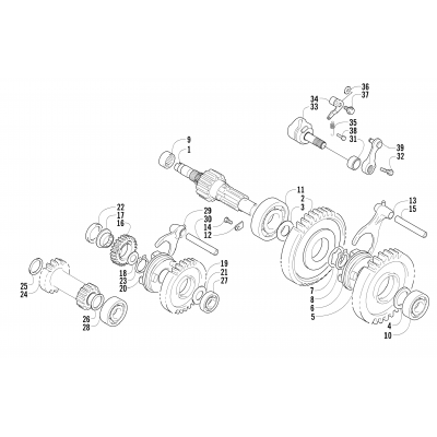 SECONDARY TRANSMISSION ASSEMBLY