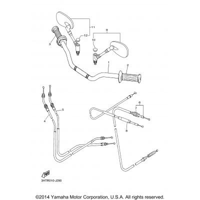 Steering Handle Cable