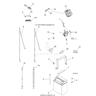 ELECTRICAL, BATTERY - A17DAA57F5 (101010)