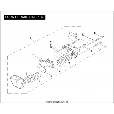 FRONT BRAKE CALIPER