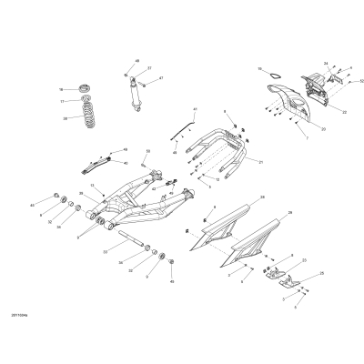08- Suspension, Rear - Except Package T-LTD